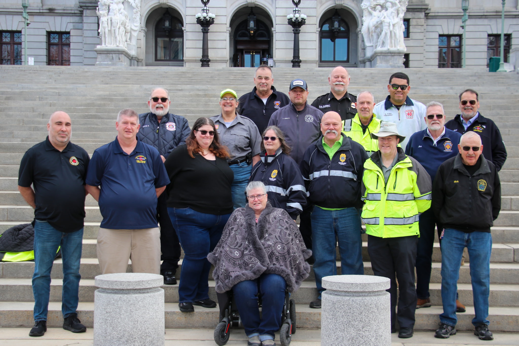fpofpa charter members at capital building